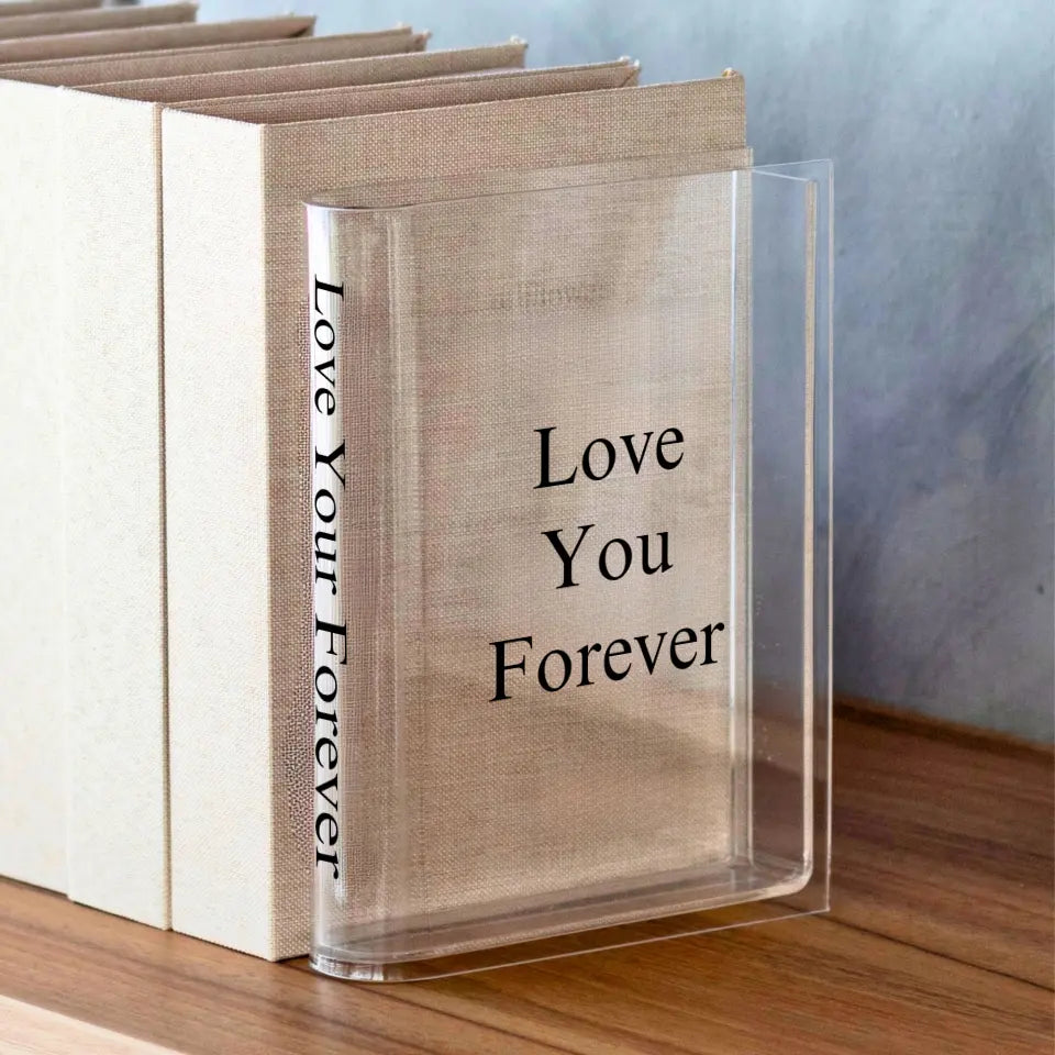 Custom Home Decor Book Vase Made-To-Order Gift Personalized with Chosen Text or Beloved Literature